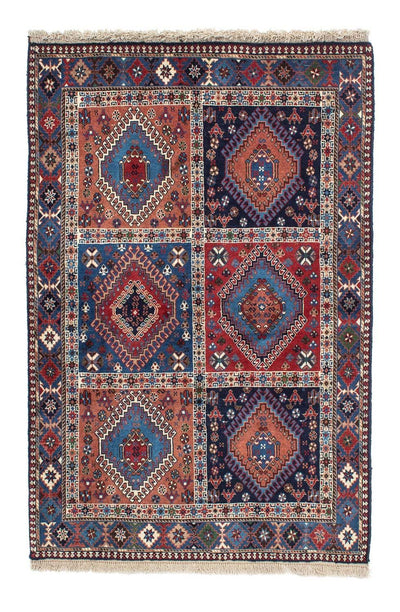 Yalameh Teppich 102x152cm - Perserteppich - dunkelblau