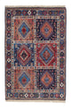 Yalameh Teppich 102x152cm - Perserteppich - dunkelblau