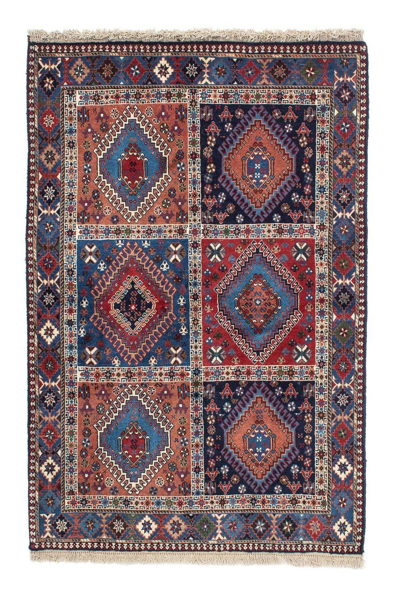 Yalameh Teppich 102x152cm - Perserteppich - dunkelblau