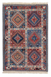 Yalameh Teppich 100x144cm - Perserteppich - blau – product image