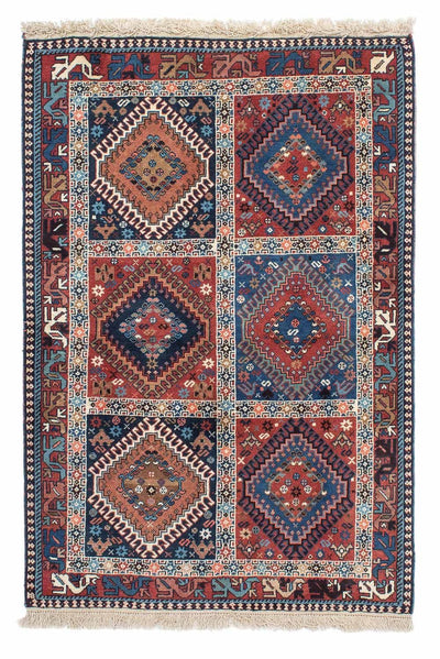 Yalameh Teppich 100x144cm - Perserteppich - blau