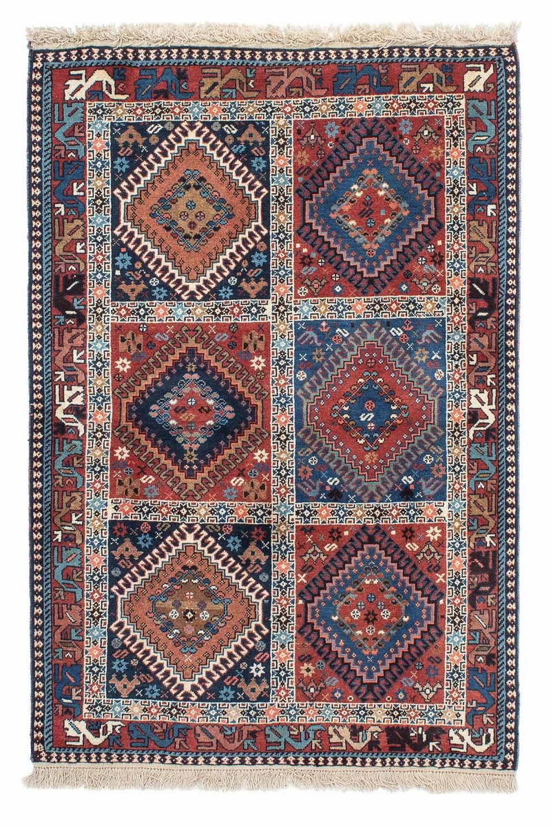 Yalameh Teppich 100x144cm - Perserteppich - blau