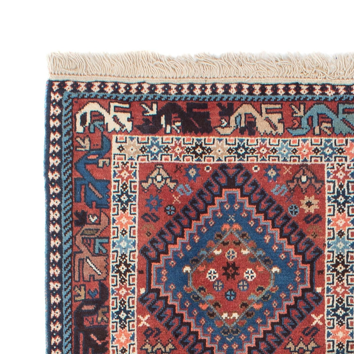 Yalameh Teppich 100x144cm - Perserteppich - blau