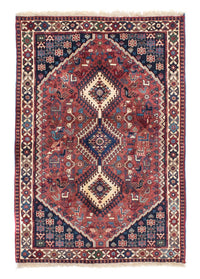 Yalameh Teppich 100x146cm - Perserteppich - hellrot – product image