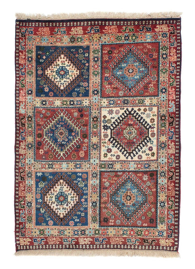 Yalameh Teppich 100x145cm - Perserteppich - braun