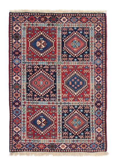 Yalameh Teppich 99x142cm - Perserteppich - blau