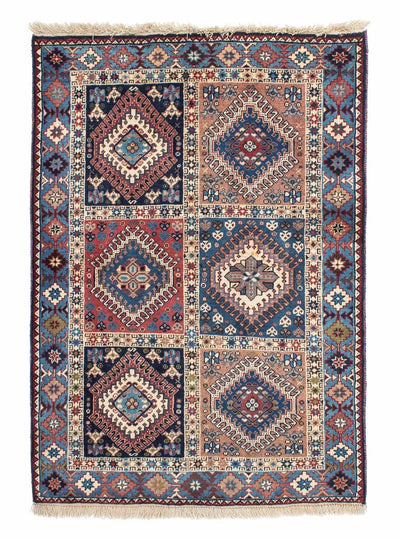 Yalameh Teppich 100x140cm - Perserteppich - dunkelblau