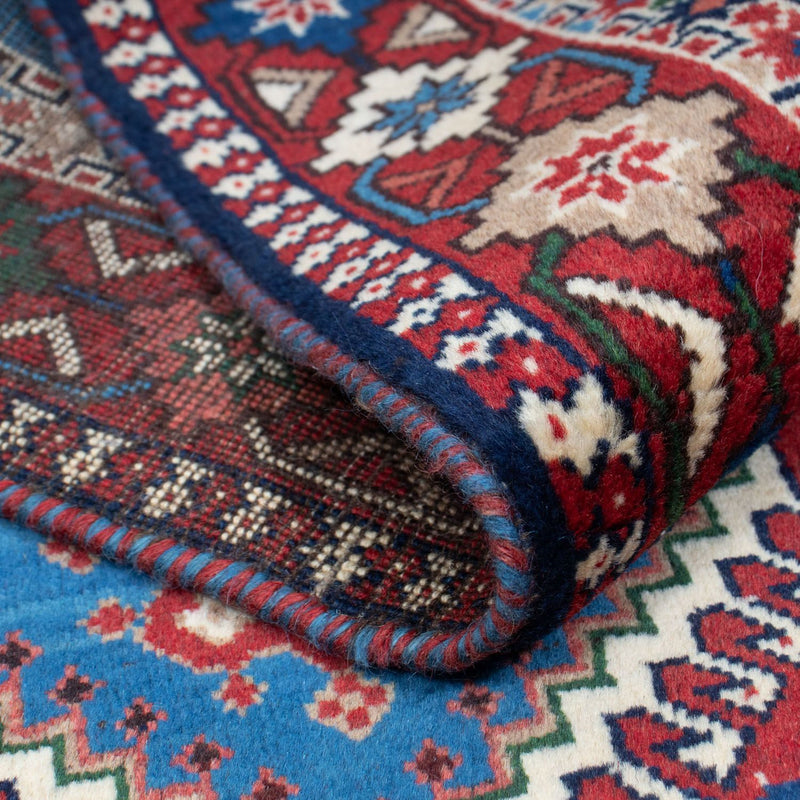 Perserteppich - Nomadic 100 x 144 cm - blau