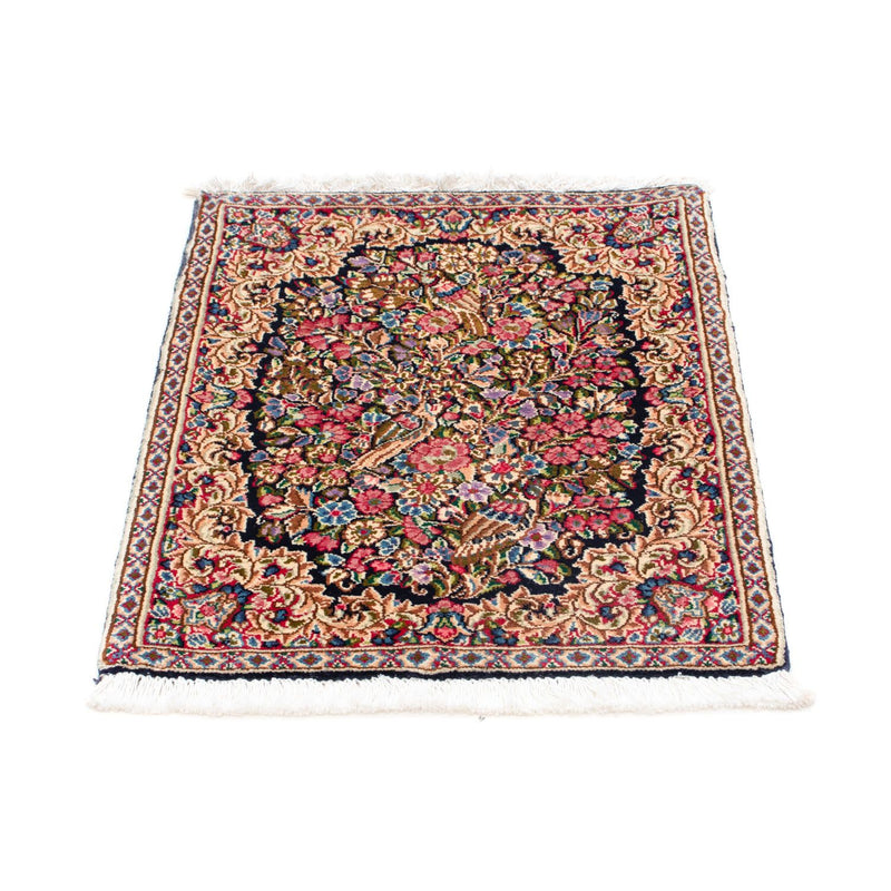 Rafsanjan Teppich 53x71cm - Perserteppich - blau
