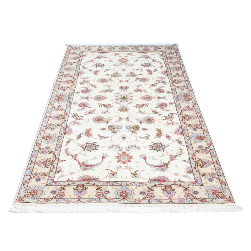 Täbriz - 50 Raj Teppich 100x196cm - Perserteppich - beige