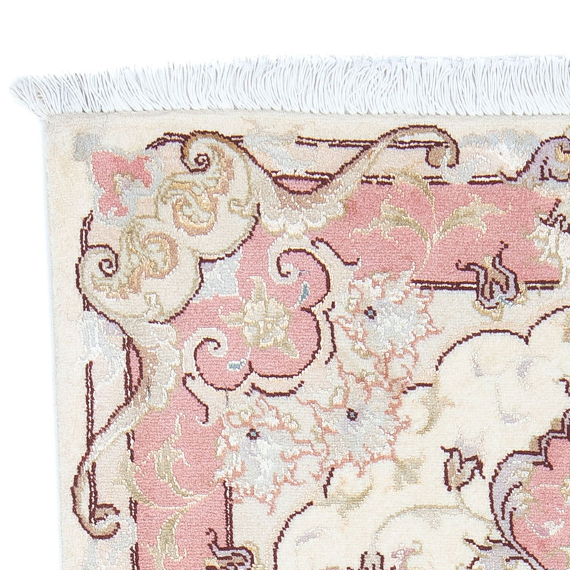 Täbriz - 50 Raj Teppich 60x92cm - Perserteppich - beige