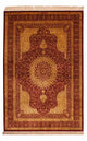 Ghom - Seide Teppich 130x188cm - Perserteppich - beige