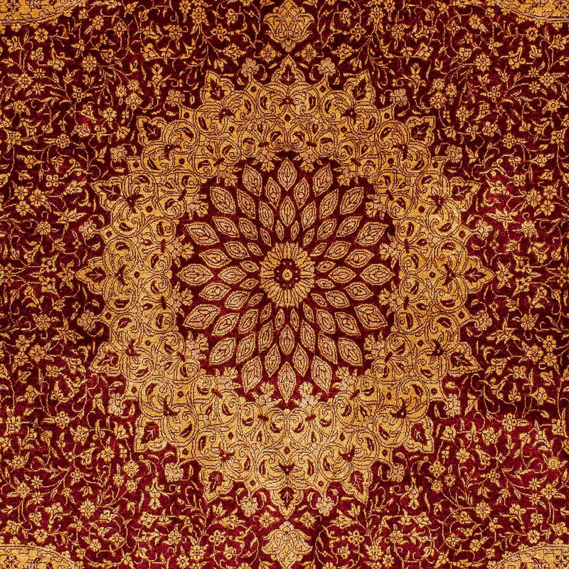 Ghom - Seide Teppich 130x188cm - Perserteppich - beige