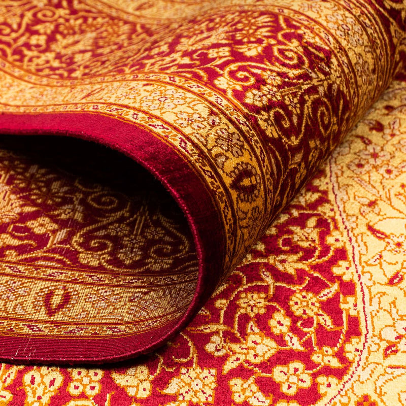 Ghom - Seide Teppich 130x188cm - Perserteppich - beige