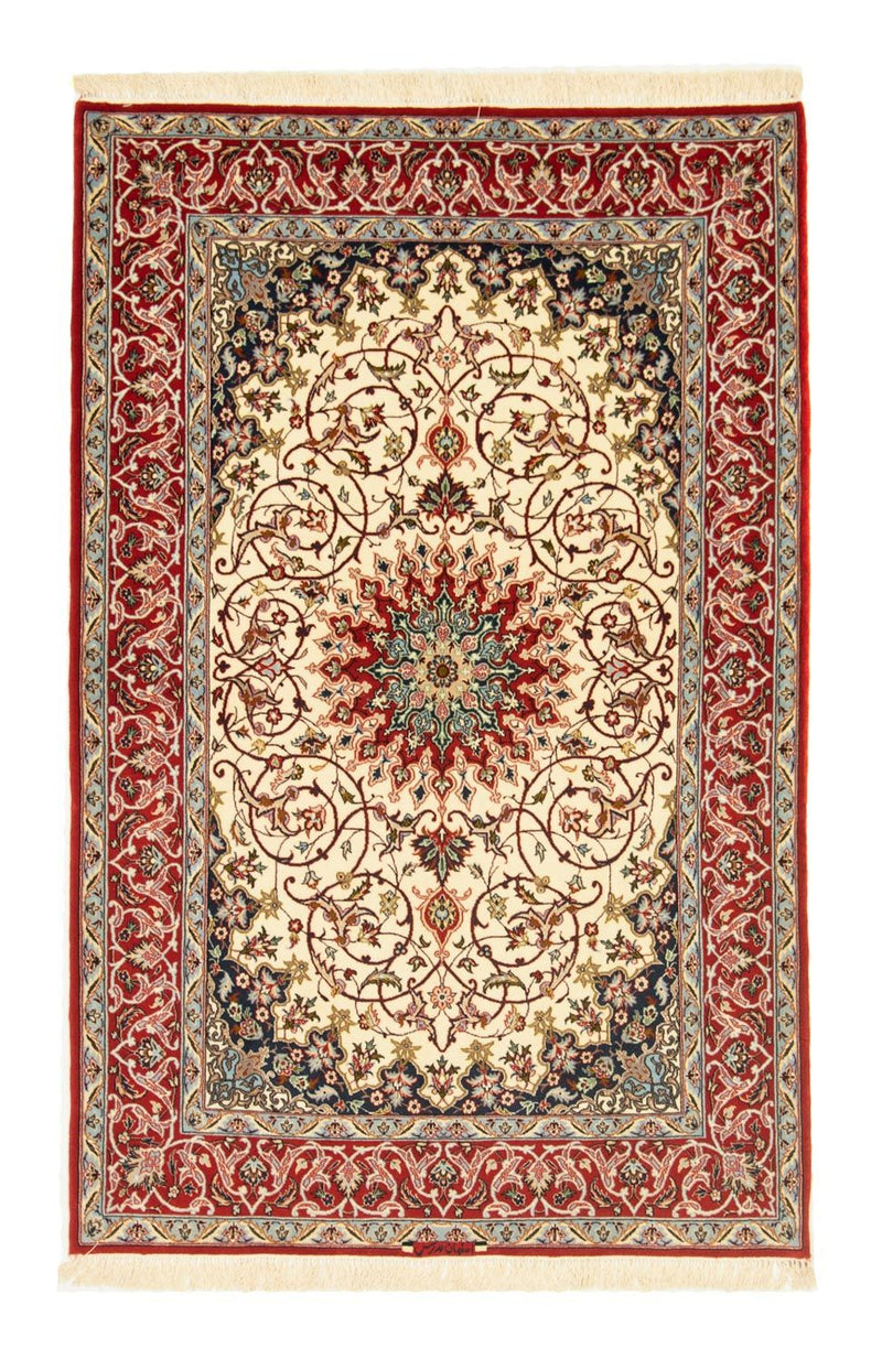 Isfahan Teppich 109x170cm - Perserteppich - beige