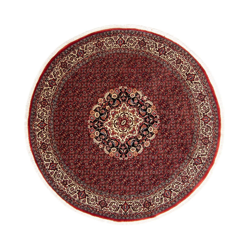 Bidjar Teppich 205x205cm - Perserteppich - dunkelrot