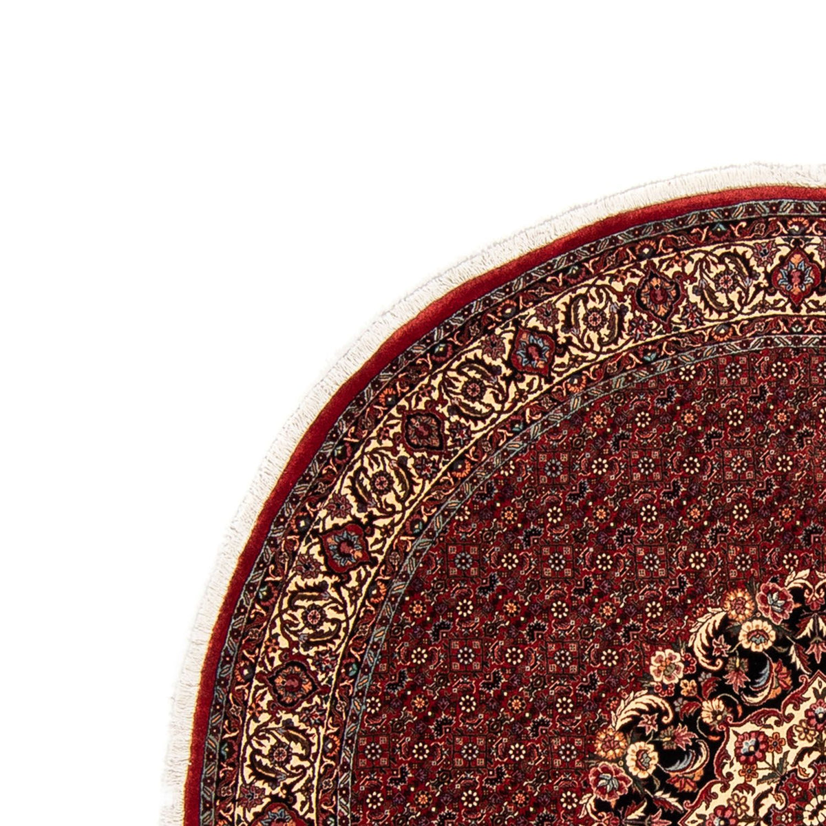 Bidjar Teppich 205x205cm - Perserteppich - dunkelrot