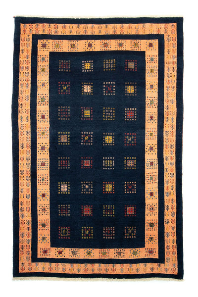 Loribaft Teppich Perser 134x202cm - Orientteppich - dunkelblau