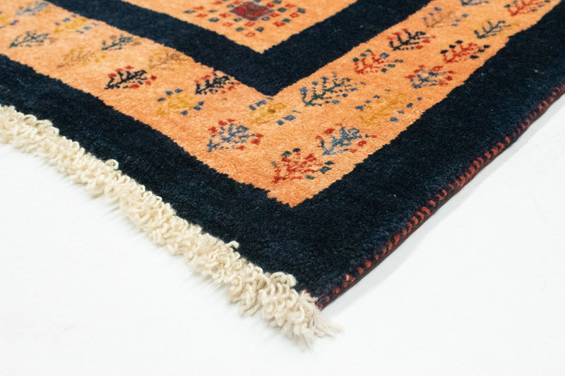 Loribaft Teppich Perser 134x202cm - Orientteppich - dunkelblau