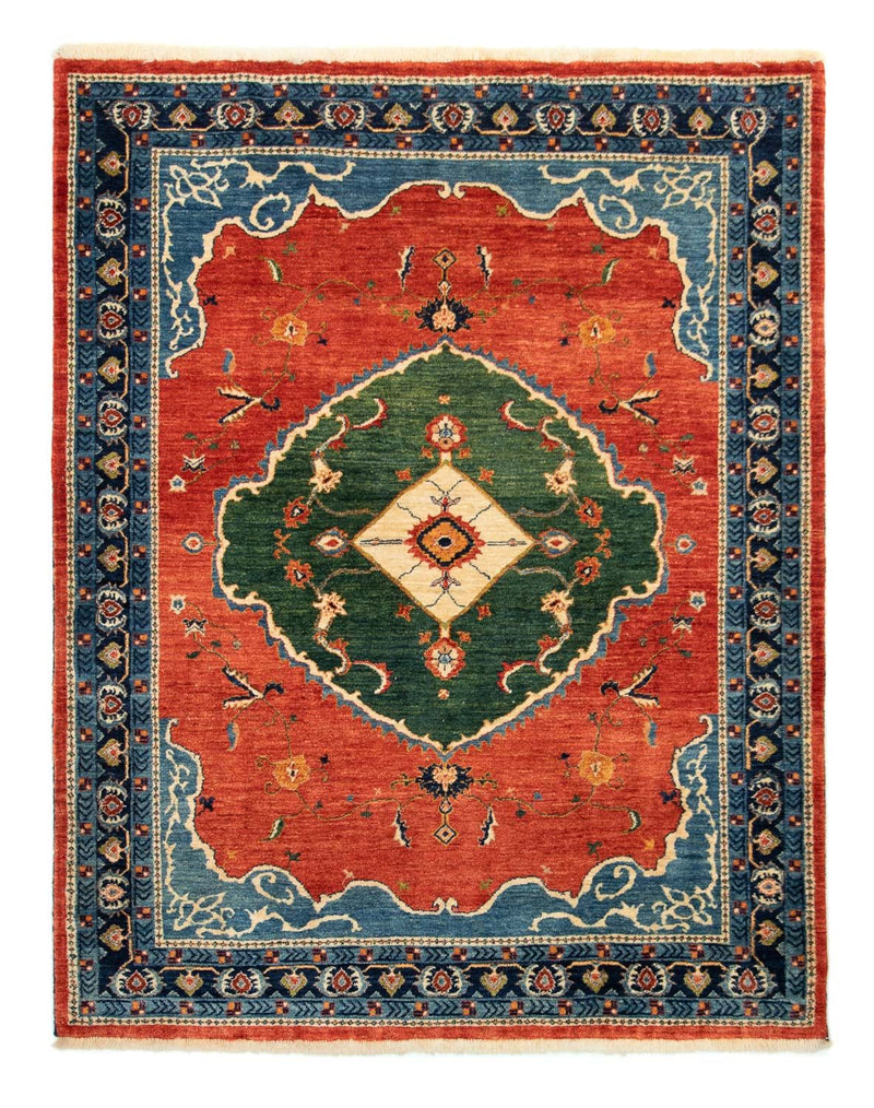 Loribaft Teppich Perser 152x190cm - Orientteppich - rot