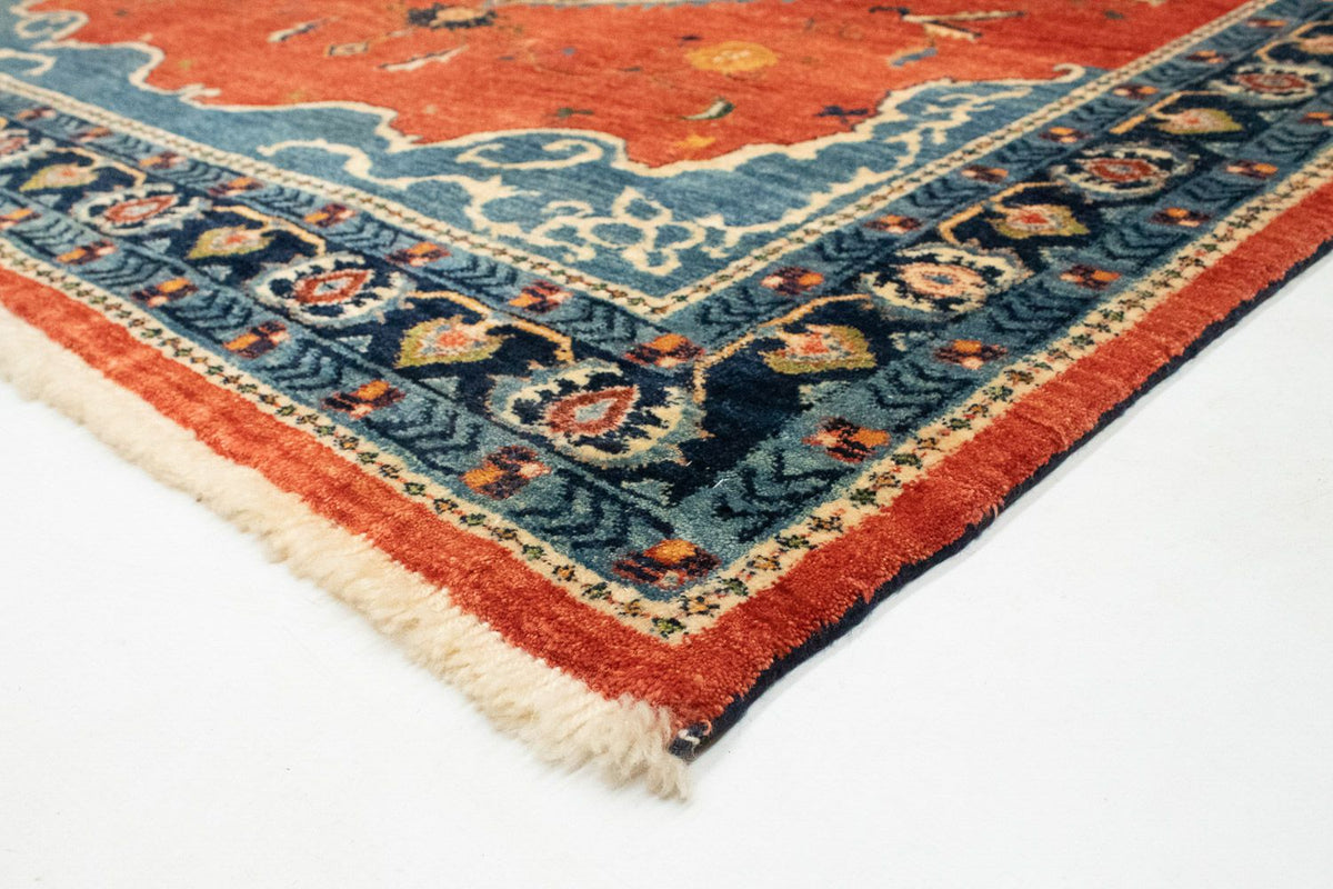 Loribaft Teppich Perser 152x190cm - Orientteppich - rot