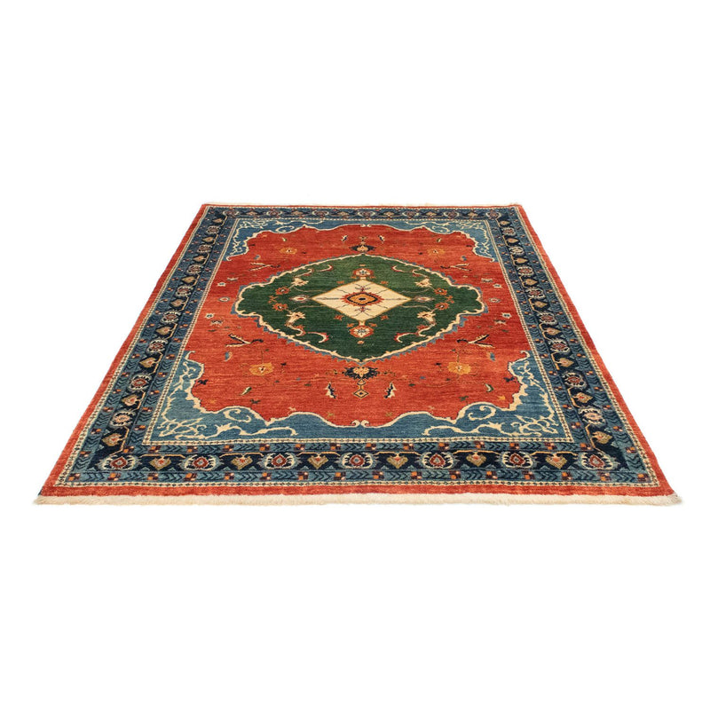Loribaft Teppich Perser 152x190cm - Orientteppich - rot