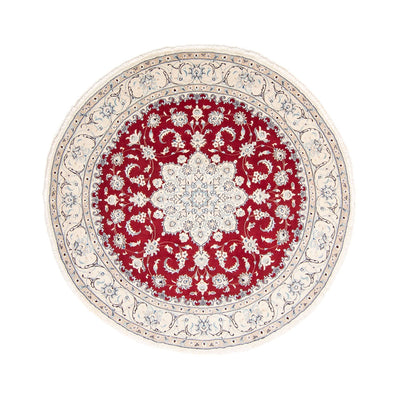 Nain Teppich 250x250cm - Perserteppich - rot