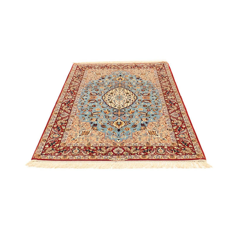 Isfahan Teppich 112x172cm - Perserteppich - hellblau