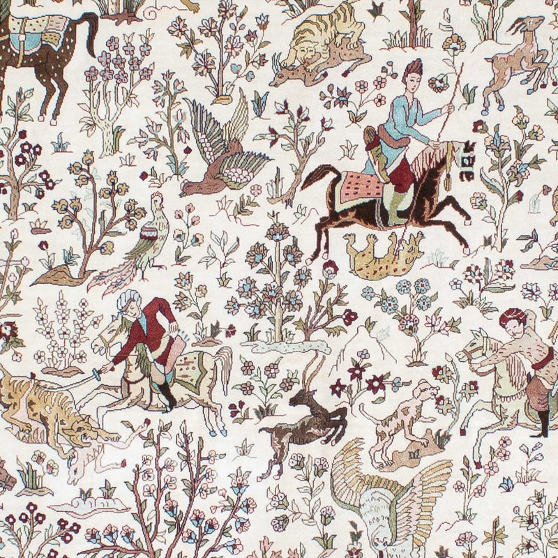 Hereke Teppich 169x244cm - Orientteppich - beige