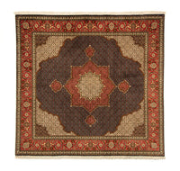 Täbriz Teppich 195x201cm - Perserteppich - dunkelblau – product image