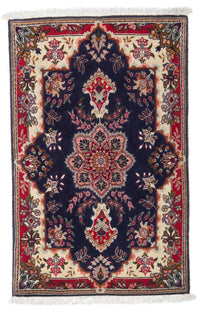Täbriz - 50 Raj Teppich 61x93cm - Perserteppich - dunkelblau – product image