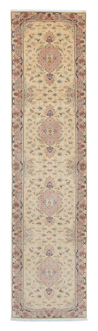 Täbriz - 50 Raj Teppich 86x397cm - Perserteppich - beige – product image