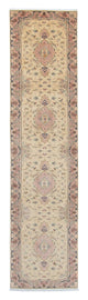 Täbriz - 50 Raj Teppich 86x397cm - Perserteppich - beige