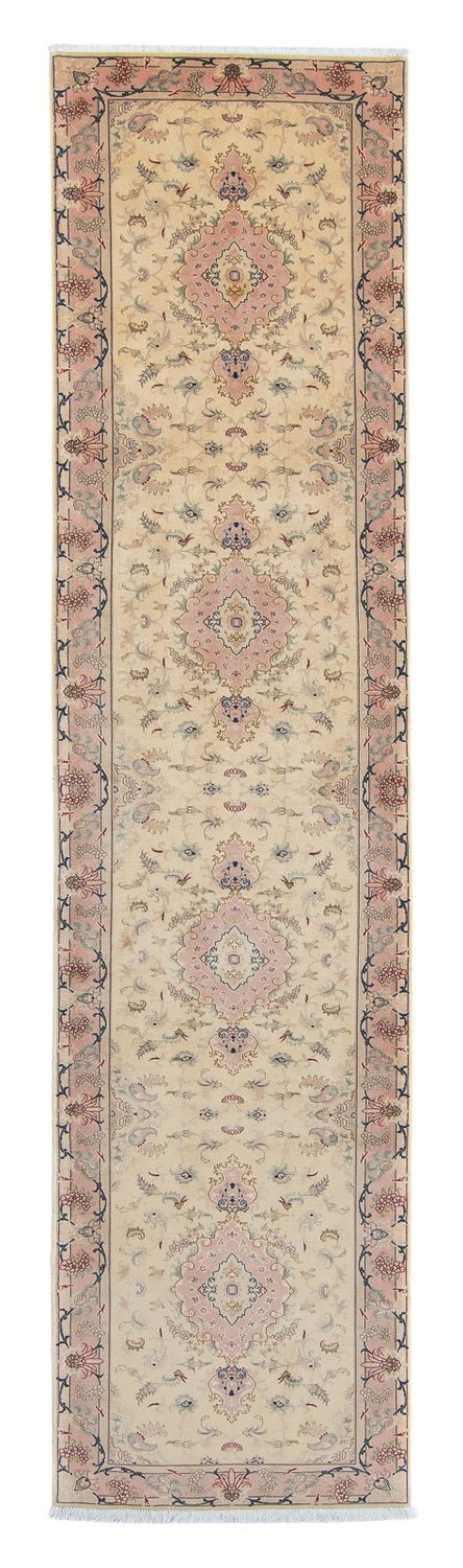 Täbriz - 50 Raj Teppich 86x397cm - Perserteppich - beige