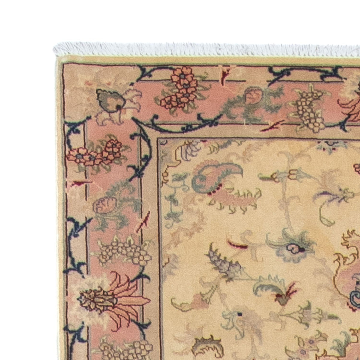 Täbriz - 50 Raj Teppich 86x397cm - Perserteppich - beige