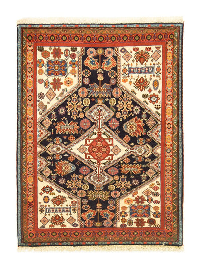 Ghashghai Teppich 102x133cm - Perserteppich - dunkelblau