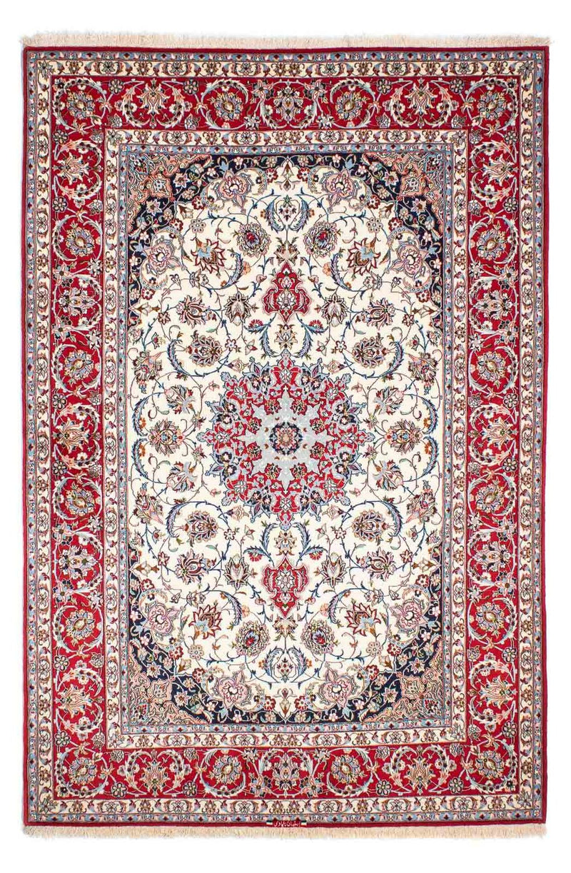 Isfahan Teppich 158x239cm - Perserteppich - beige