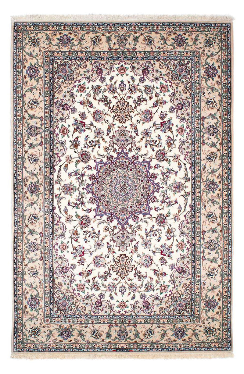 Isfahan Teppich 151x228cm - Perserteppich - beige