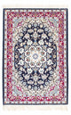 Isfahan Teppich 72x104cm - Perserteppich - dunkelblau