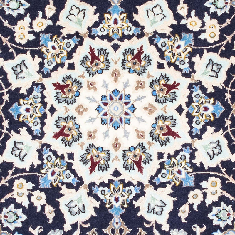 Isfahan Teppich 72x104cm - Perserteppich - dunkelblau
