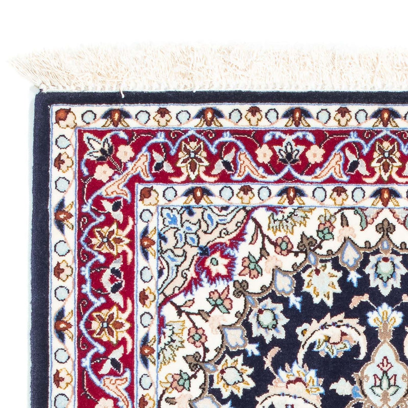 Isfahan Teppich 72x104cm - Perserteppich - dunkelblau