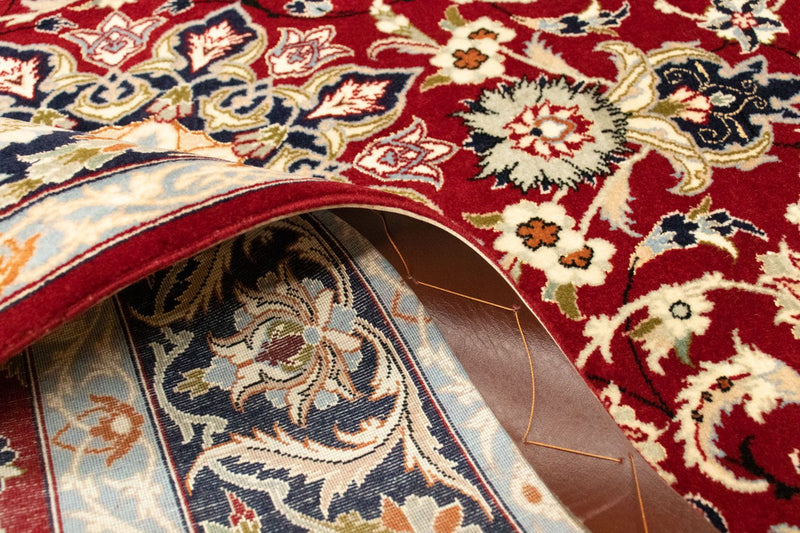 Isfahan Teppich 110x158cm - Perserteppich - rot