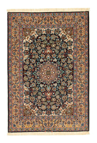 Isfahan Teppich 110x165cm - Perserteppich - schwarz – product image