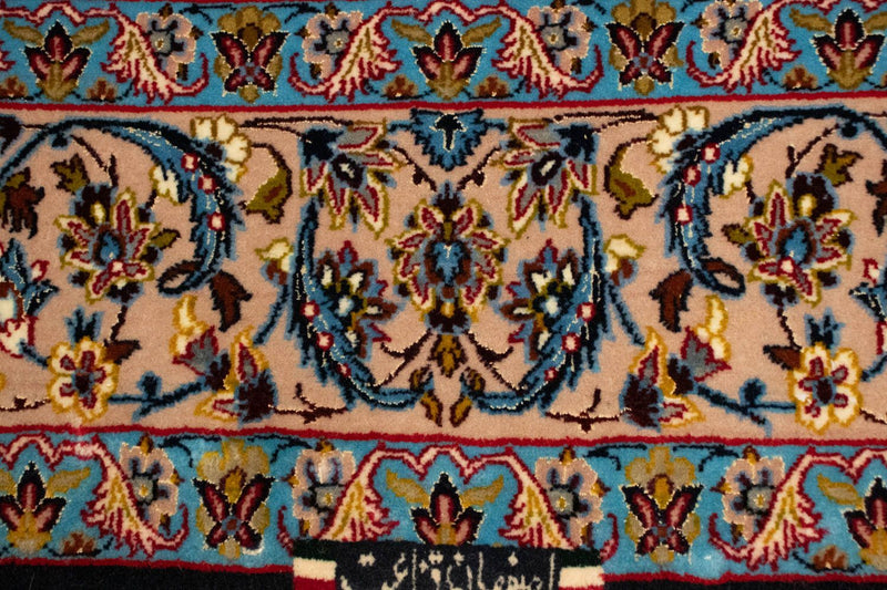 Isfahan Teppich 110x165cm - Perserteppich - schwarz