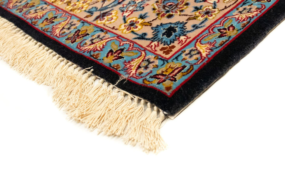 Isfahan Teppich 110x165cm - Perserteppich - schwarz
