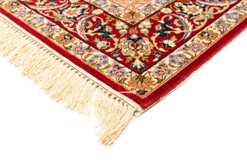 Isfahan Teppich 112x172cm - Perserteppich - hellblau