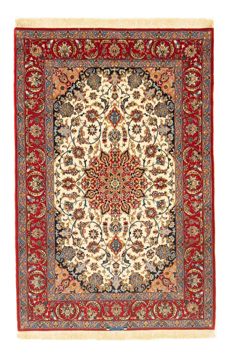 Isfahan Teppich 115x170cm - Perserteppich - beige