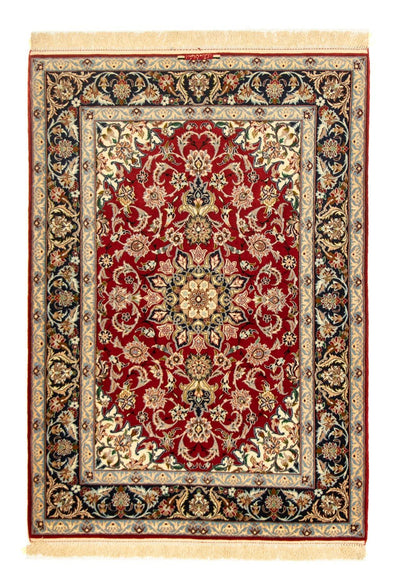 Isfahan Teppich 111x162cm - Perserteppich - rot