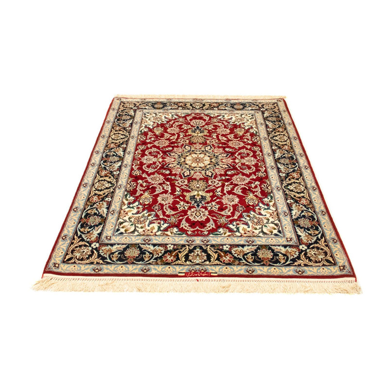 Isfahan Teppich 111x162cm - Perserteppich - rot