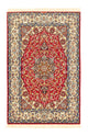 Isfahan Teppich 107x162cm - Perserteppich - rot